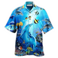 Hawaiian Shirt / Adults / S Dolphin Amazing Sea - Hawaiian Shirt - Reefox