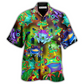 Hawaiian Shirt / Adults / S Frog And Mushrooms Love Life Funny - Hawaiian Shirt - Reefox