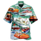 Hawaiian Shirt / Adults / S Pontoon Love It Waves - Hawaiian Shirt - Reefox