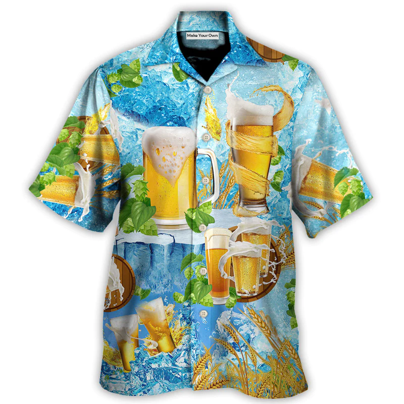 Hawaiian Shirt / Adults / S Beer Make Everyone Happy - Hawaiian Shirt - Reefox