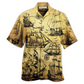 Hawaiian Shirt / Adults / S Sailing Vintage In Beautiful Life - Hawaiian Shirt - Reefox