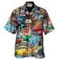 Car Route 66 Road Trip Puzzle - Hawaiian Shirt - Reefox