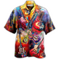 Hawaiian Shirt / Adults / S Guitar Music Mix Color Love Life Very Much - Hawaiian Shirt - Reefox