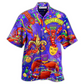 Hawaiian Shirt / Adults / S Mardi Gras Shrimp Love Animals - Hawaiian Shirt - Reefox