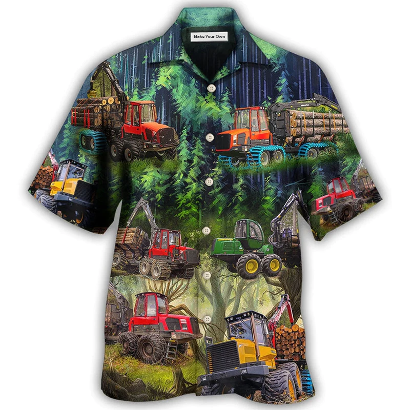 Tractor The Woods Are Calling And I Must Go Style - Hawaiian Shirt - Reefox