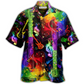 Hawaiian Shirt / Adults / S Guitar Music Amazing Rainbow - Hawaiian Shirt - Reefox
