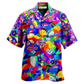 Hawaiian Shirt / Adults / S Cat Colorful Rainbow - Hawaiian Shirt - Reefox