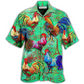 Hawaiian Shirt / Adults / S Chicken Love Green Farm Lover - Hawaiian Shirt - Reefox