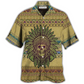 Hawaiian Shirt / Adults / S Native Skull Style Love Peace Pattern - Hawaiian Shirt - Reefox