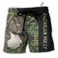 American Bully Dog Lover - Beach Short Reefox - Owls Matrix LTD