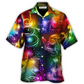 Hawaiian Shirt / Adults / S Christmas Santa Claus Tree Snowman Neon Light Style - Hawaiian Shirt - Reefox