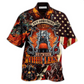 Hawaiian Shirt / Adults / S Motorcycle Put Something Exciting Between Your Legs Fire Style - Hawaiian Shirt - Reefox