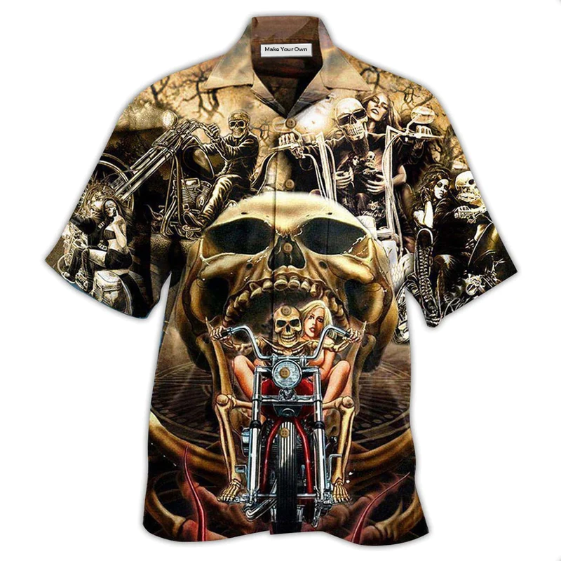 Hawaiian Shirt / Adults / S Skull Stay Wild Never Let Them Tame You - Hawaiian Shirt - Reefox