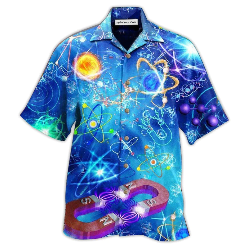 Hawaiian Shirt / Adults / S Physical Doesn't Drive Me Crazy Blue - Hawaiian Shirt - Reefox