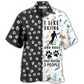 Hawaiian Shirt / Adults / S Skiing I Like Skiing And Dogs - Hawaiian Shirt - Reefox