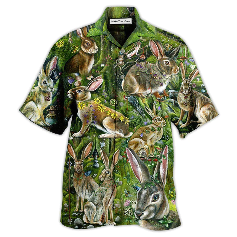 Hawaiian Shirt / Adults / S Rabbit Some Bunny Loves You - Hawaiian Shirt - Reefox