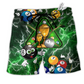 Beach Short / Adults / S Billiard Lover So Funny - Beach Short Reefox - Owls Matrix LTD