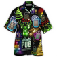 Hawaiian Shirt / Adults / S Beer Christmas Neon Art Drinking - Hawaiian Shirt - Reefox