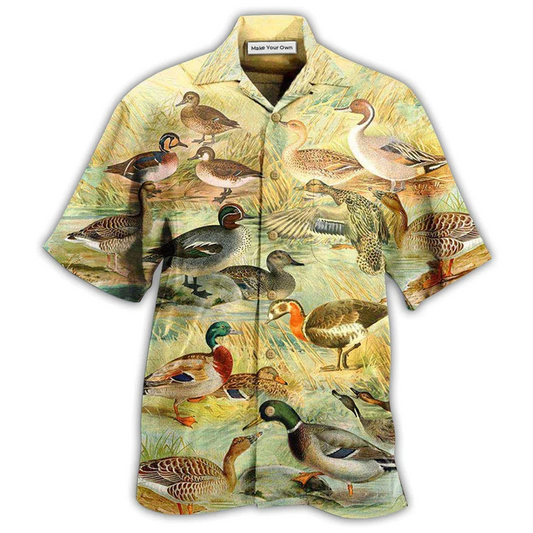 Hawaiian Shirt / Adults / S Duck Vintage World - Hawaiian Shirt - Reefox