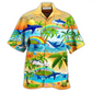 Hawaiian Shirt / Adults / S Shark Bright Rainbow And Sharks - Hawaiian Shirt - Reefox