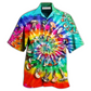 Hawaiian Shirt / Adults / S Hippie Mushroom Peace Life A Little Hippie - Hawaiian Shirt - Reefox