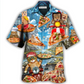 Hawaiian Shirt / Adults / S Cat Pizza Cat Funny Style - Hawaiian Shirt - Reefox