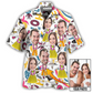 Hawaiian Shirt / Adults / S Face Custom Photo Aloha Couple - Hawaiian Shirt - Reefox
