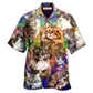 Hawaiian Shirt / Adults / S Cat Life Is Better With Cat - Hawaiian Shirt - Reefox