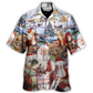 Hawaiian Shirt / Adults / S Christmas Santa I'm Just Here For The Ho's - Hawaiian Shirt - Reefox