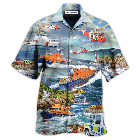 Hawaiian Shirt / Adults / S Rescue Amazing Rescue Team - Hawaiian Shirt - Reefox