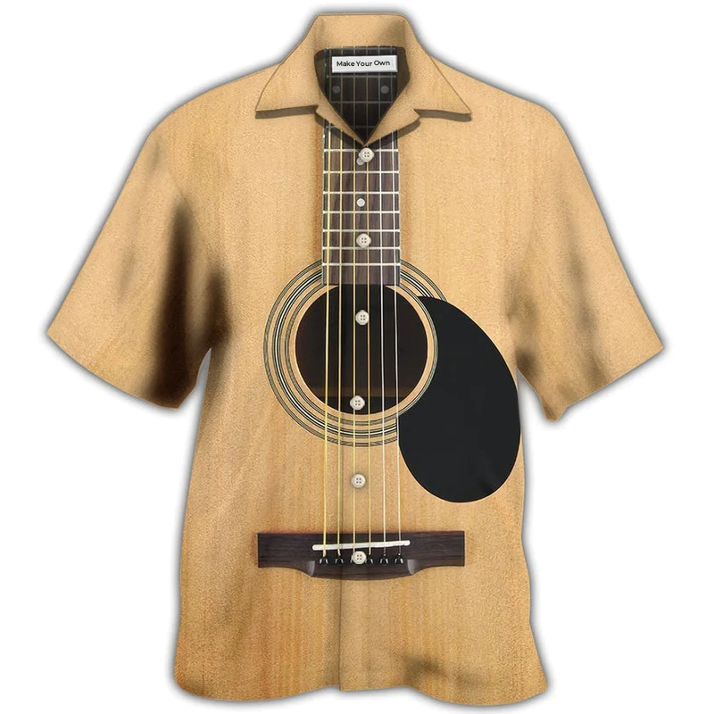 Hawaiian Shirt / Adults / S Guitar I Pet Dog I Play Guitar I Know Things - Hawaiian Shirt - Reefox