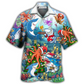 Hawaiian Shirt / Adults / S Shark Loves Beautiful Octopus - Hawaiian Shirt - Reefox