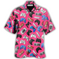 Hawaiian Shirt / Adults / S Game A Pink Video Game So Fun - Hawaiian Shirt - Reefox