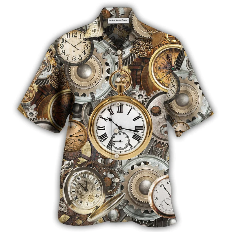 Hawaiian Shirt / Adults / S Watch Pocket Watch Vintage Style - Hawaiian Shirt - Reefox