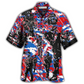 Hawaiian Shirt / Adults / S Veteran Independence Day Camo Pattern - Hawaiian Shirt - Reefox