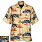 Hawaiian Shirt / Adults / S Hot Rod Vintage Landscape Cowboy Custom Photo - Hawaiian Shirt - Reefox