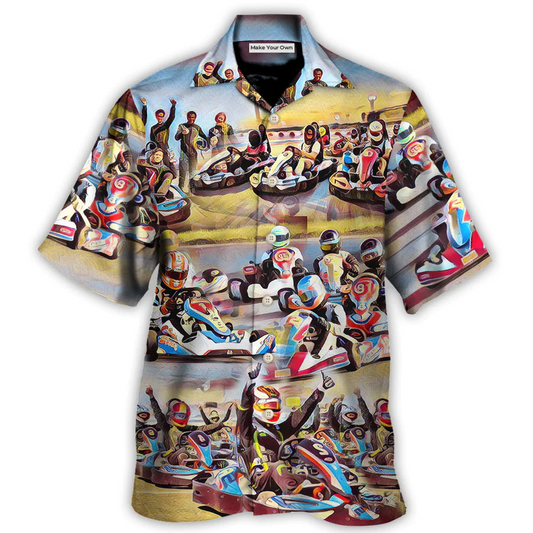 Kart Racing Painting Style - Hawaiian Shirt - Reefox