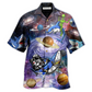 Hawaiian Shirt / Adults / S Shark Alien Space - Hawaiian Shirt - Reefox