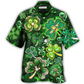Hawaiian Shirt / Adults / S Irish Shamrock Leaf Diamond - Hawaiian Shirt - Reefox