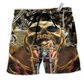 Beach Short / Adults / S Skull Stay Wild Never Let Them Tame You - Beach Short Reefox - Owls Matrix LTD
