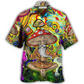 Hawaiian Shirt / Adults / S Hippie Mushroom Witch Colorful - Hawaiian Shirt - Reefox