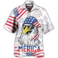 Hawaiian Shirt / Adults / S Eagle Independence Day American - Hawaiian Shirt - Reefox