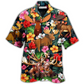 Hawaiian Shirt / Adults / S Moose Animals Happy Moose Aloha - Hawaiian Shirt - Reefox