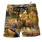 Beach Short / Adults / S Moose Advice From A Moose Spend Time In The Woods - Beach Short Reefox - Owls Matrix LTD