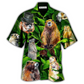 Hawaiian Shirt / Adults / S Ferret Animals LoveLy Dovely Leaves - Hawaiian Shirt - Reefox