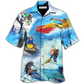 Hawaiian Shirt / Adults / S Skiing Jet Ski Cool Style - Hawaiian Shirt - Reefox