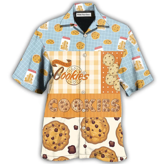 Hawaiian Shirt / Adults / S Baking Who Loves Baking Chocolate Chip Cookie - Hawaiian Shirt - Reefox