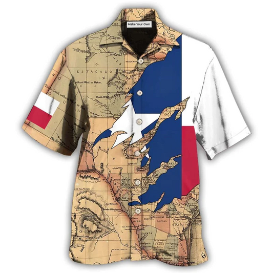 Hawaiian Shirt / Adults / S Texas Peace Life Style In The World - Hawaiian Shirt - Reefox