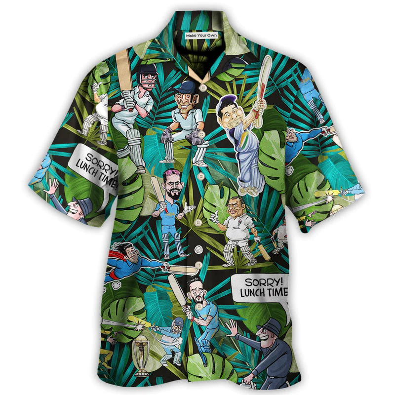Cricket Sport Funny Play Tropical Vibe - Hawaiian Shirt - Reefox