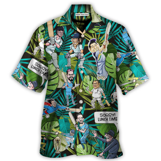 Cricket Sport Funny Play Tropical Vibe - Hawaiian Shirt - Reefox